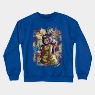 Green Tea Geisha Crewneck Sweatshirt